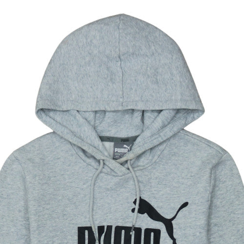 Womens UK Size 12 PUMA Grey Pullover Hoodie