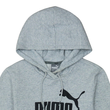 Womens UK Size 12 PUMA Grey Pullover Hoodie
