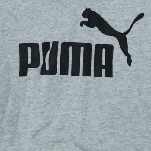 Womens UK Size 12 PUMA Grey Pullover Hoodie