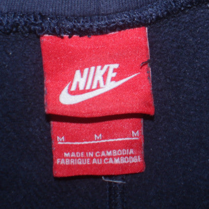 Nike Men Blue M Jogger Sweatpants Fleece Elastic Waist Pockets
