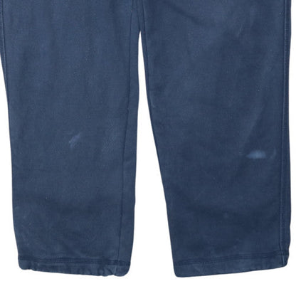 Nike Men Blue M Jogger Sweatpants Fleece Elastic Waist Pockets