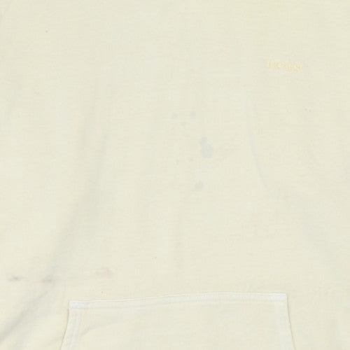 Mens UK Size XS Levi's Ivory Pullover Hoodie