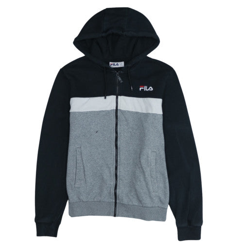 Mens UK Size M FILA Multicoloured Full Zip Hoodie