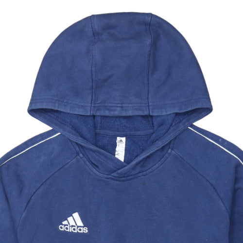 Mens UK Size M adidas Blue Pullover Hoodie