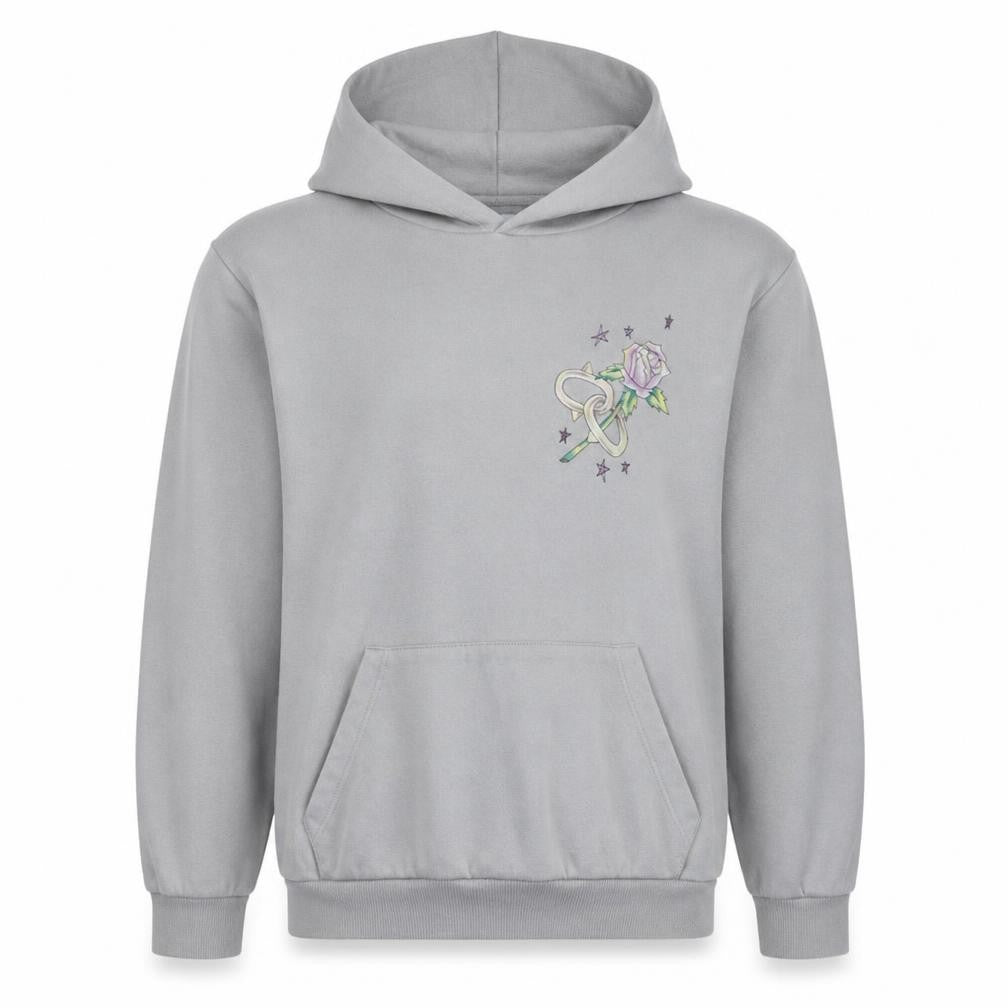 Mens UK Size L Bershka Grey Pullover Hoodie