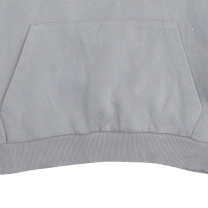 Mens UK Size L Bershka Grey Pullover Hoodie