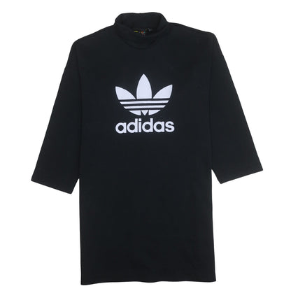 Womens UK Size L adidas Black Tunic Sweatshirt