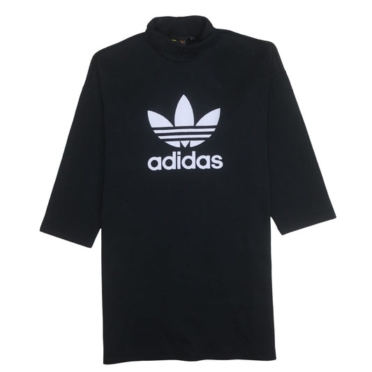 Womens UK Size L adidas Black Tunic Sweatshirt
