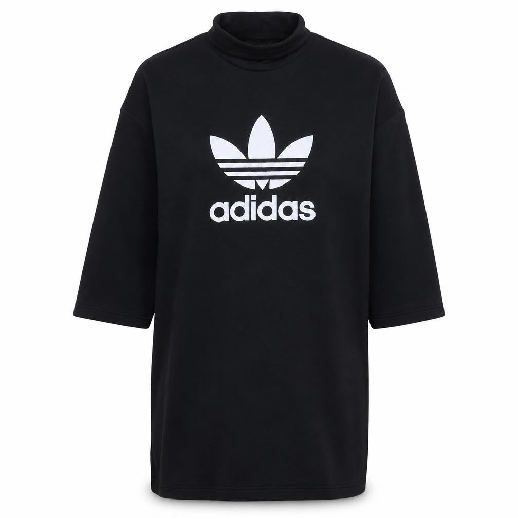 Womens UK Size L adidas Black Tunic Sweatshirt