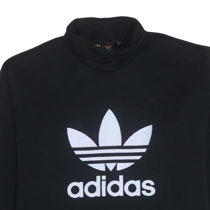 Womens UK Size L adidas Black Tunic Sweatshirt