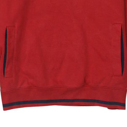 Mens UK Size L Champion Red Pullover Hoodie
