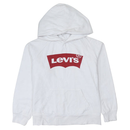Mens UK Size S Levi's White Pullover Hoodie