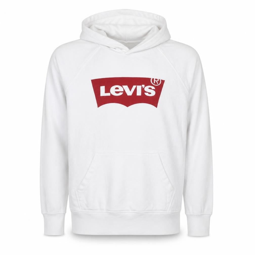 Mens UK Size S Levi's White Pullover Hoodie