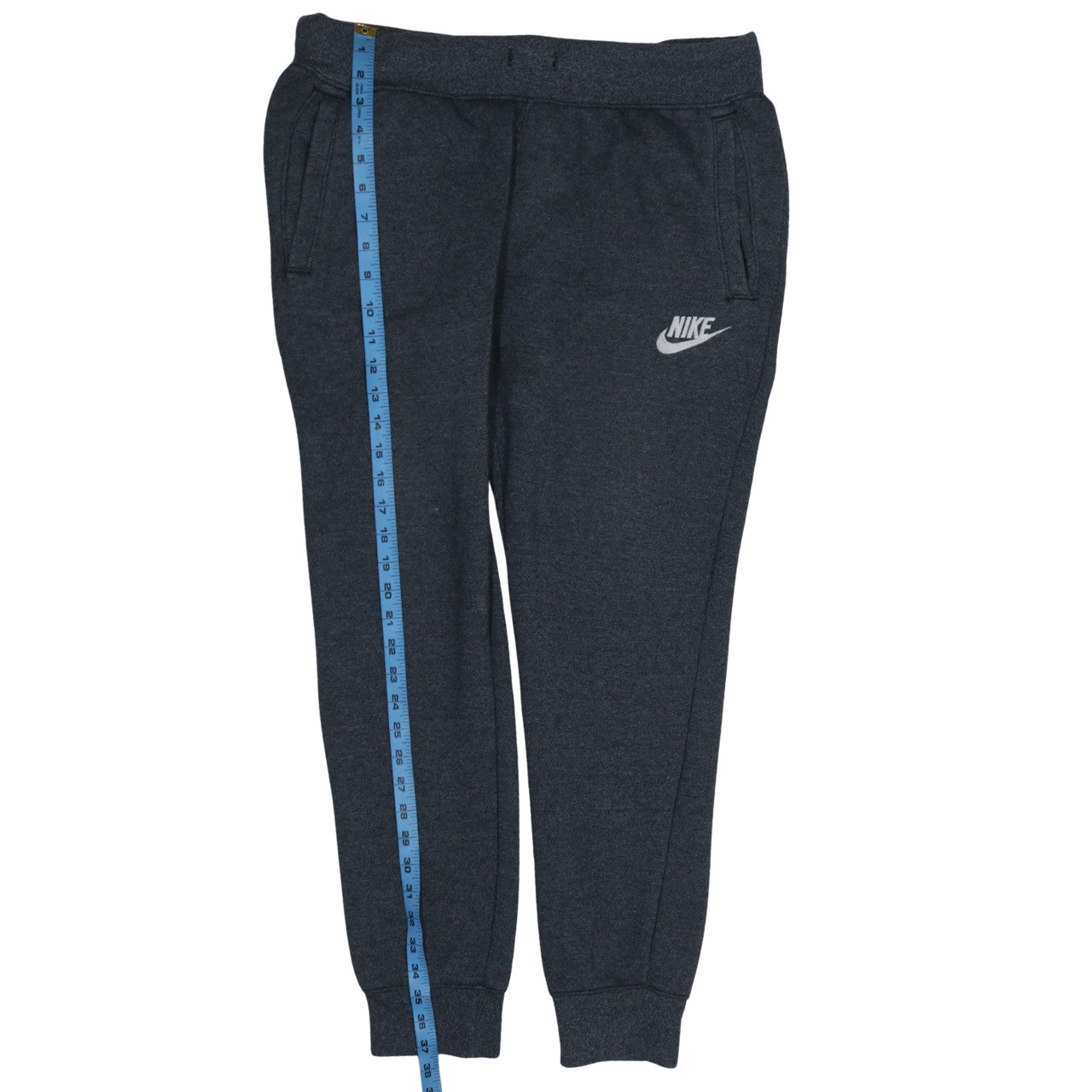 Mens UK Size M Nike Regular Fit Jogger Black Trousers