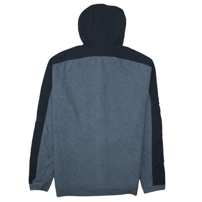 Mens UK Size L adidas Grey Full Zip Hoodie