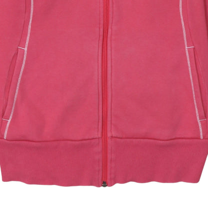 Womens UK Size 10 PUMA Pink Full Zip Hoodie