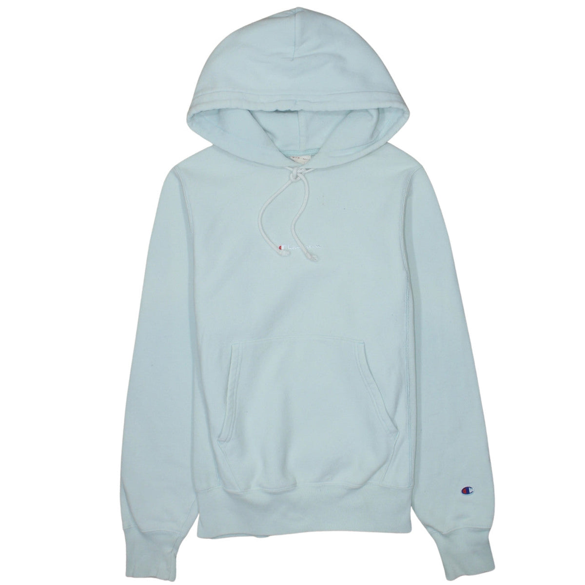 Mens UK Size XS Champion Blue Pullover Hoodie