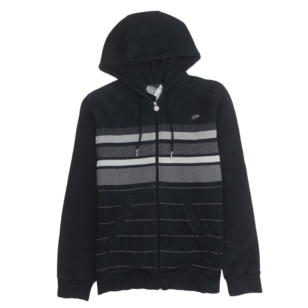 Mens UK Size S Nike Black Full Zip Hoodie