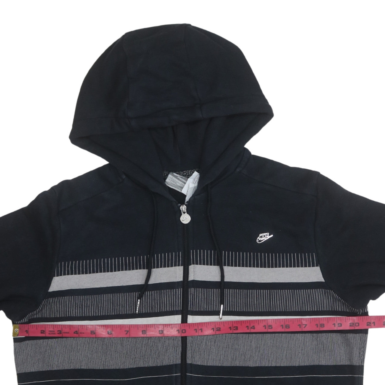 Mens UK Size S Nike Black Full Zip Hoodie