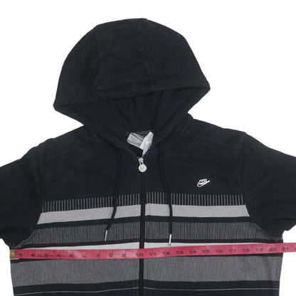 Mens UK Size S Nike Black Full Zip Hoodie