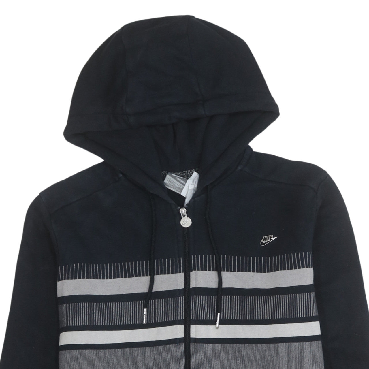 Mens UK Size S Nike Black Full Zip Hoodie