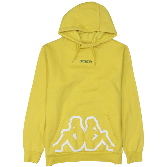 Mens UK Size S Kappa Yellow Pullover Hoodie