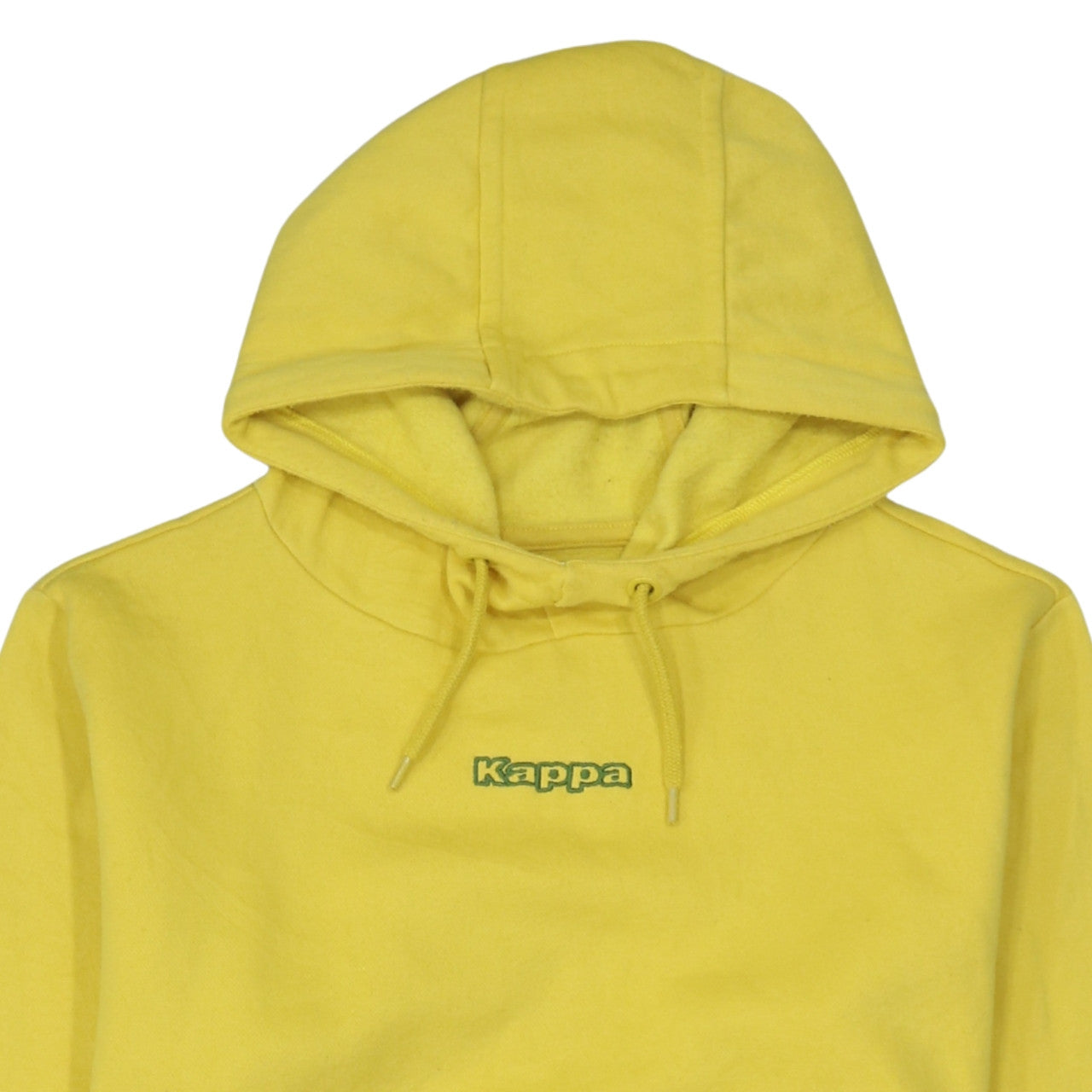 Mens UK Size S Kappa Yellow Pullover Hoodie
