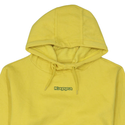Mens UK Size S Kappa Yellow Pullover Hoodie