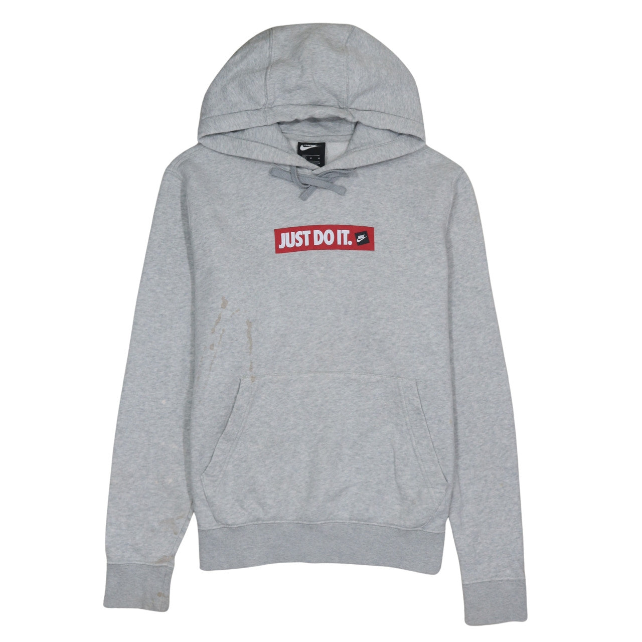 Mens UK Size M Nike Grey Pullover Hoodie