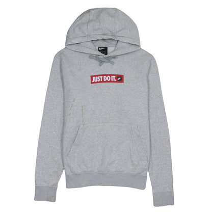 Mens UK Size M Nike Grey Pullover Hoodie