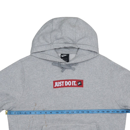 Mens UK Size M Nike Grey Pullover Hoodie