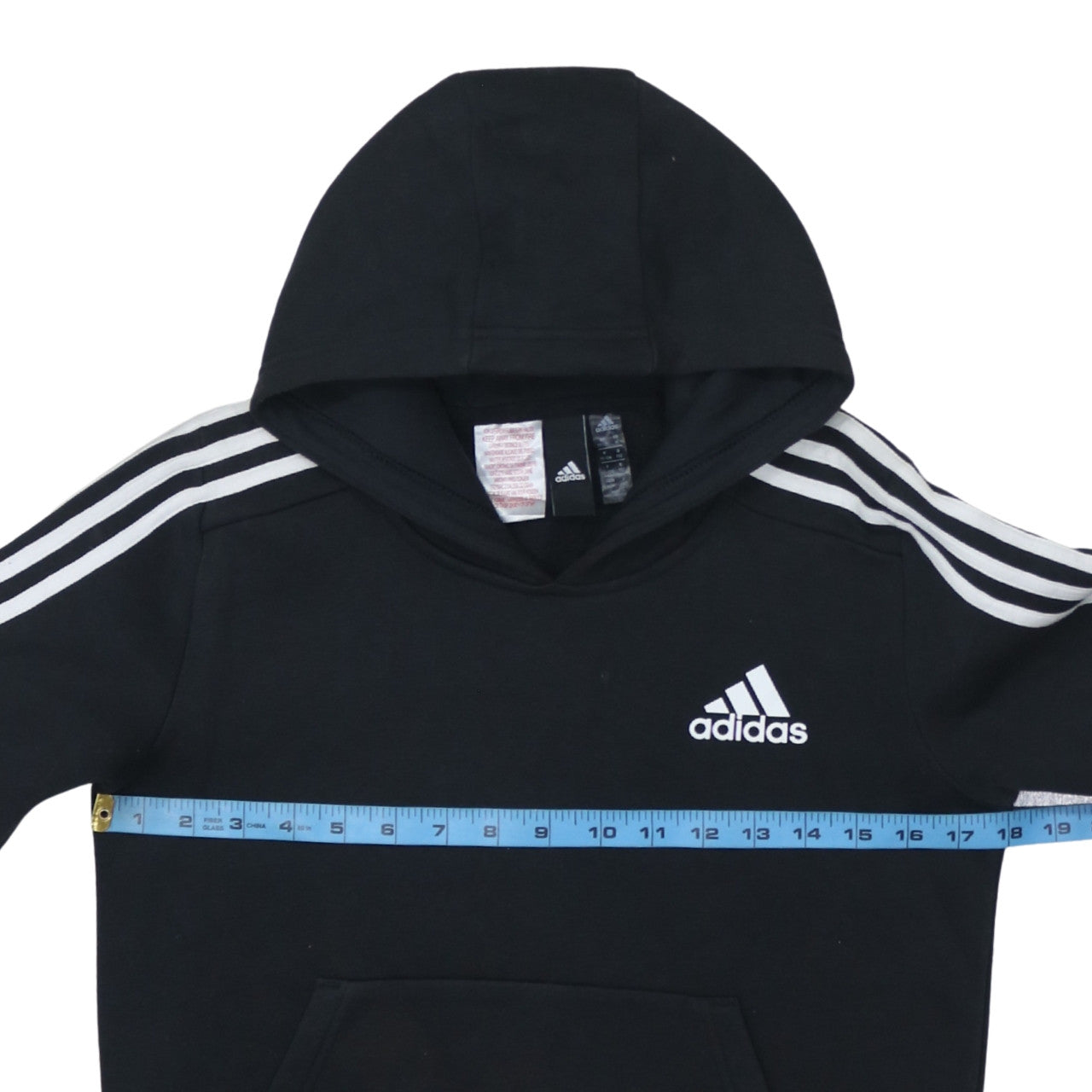 Boys UK Size 11-12 Years adidas Black Pullover Hoodie