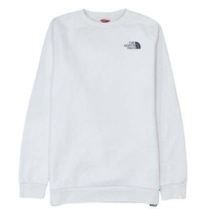 Womens UK Size S The North Face White Pullover Sweatshirt