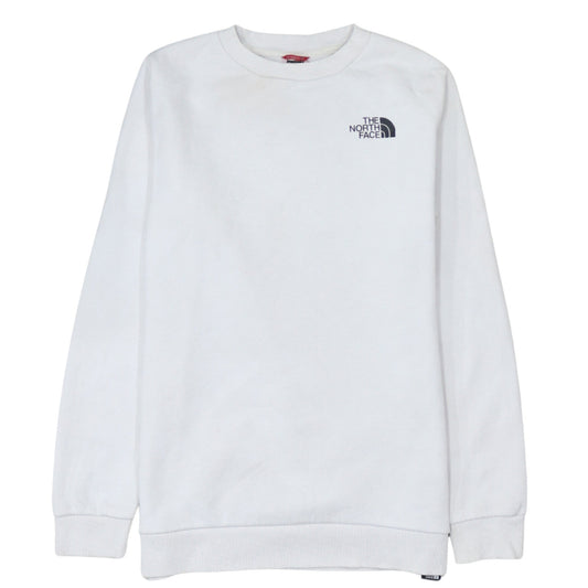 Womens UK Size S The North Face White Pullover Sweatshirt