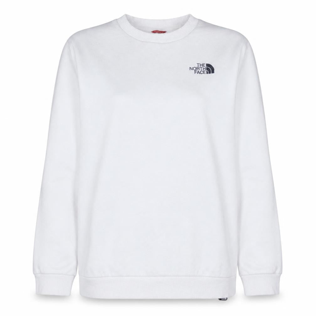 Womens UK Size S The North Face White Pullover Sweatshirt