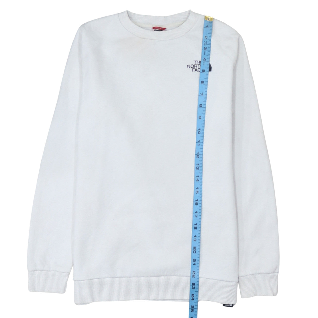 Womens UK Size S The North Face White Pullover Sweatshirt