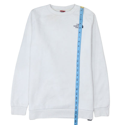 Womens UK Size S The North Face White Pullover Sweatshirt