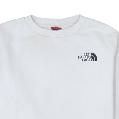 Womens UK Size S The North Face White Pullover Sweatshirt