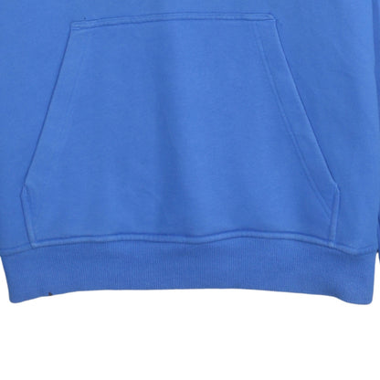 Mens UK Size L adidas Blue Pullover Hoodie