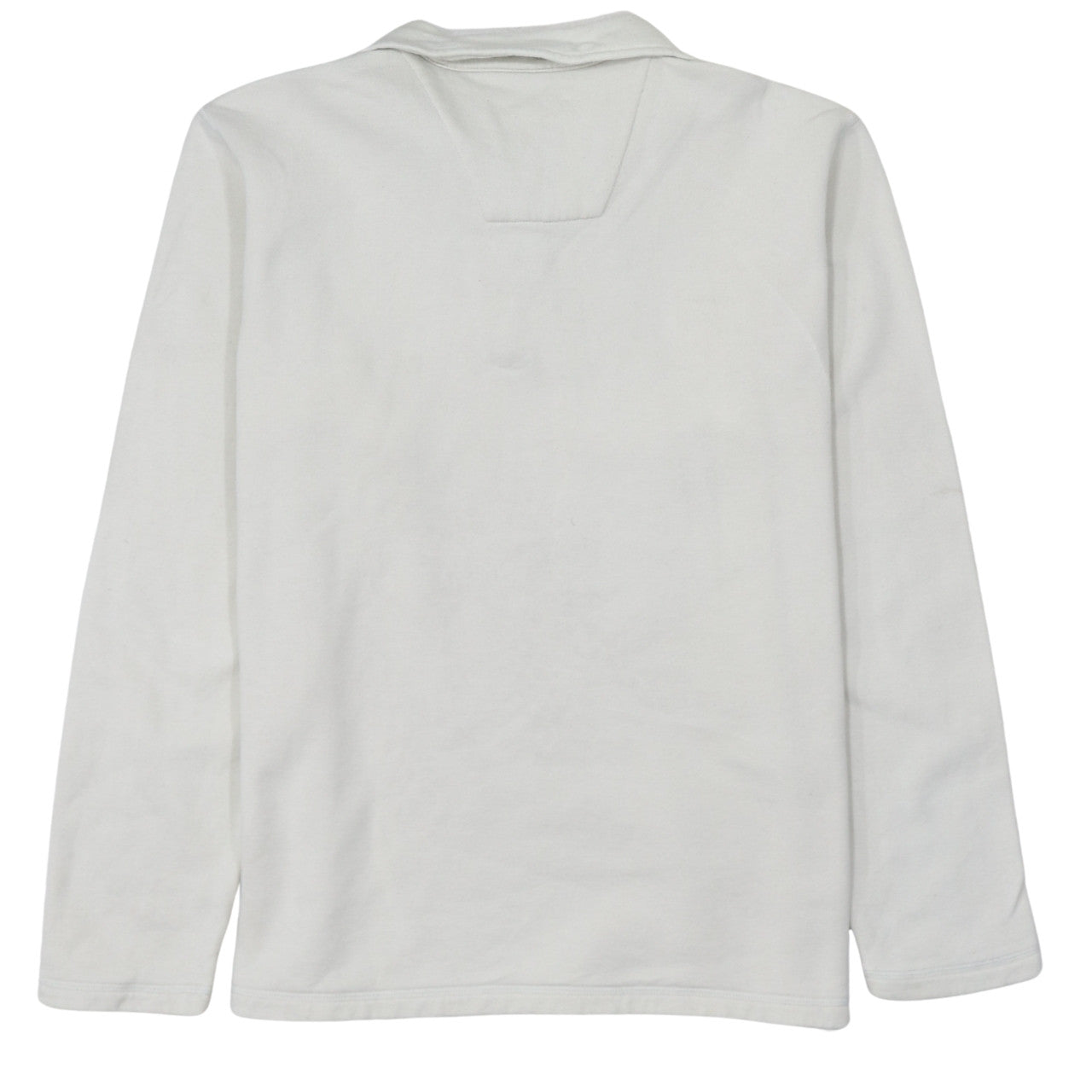 Mens UK Size L Nautica White 1/4 Zip Sweatshirt