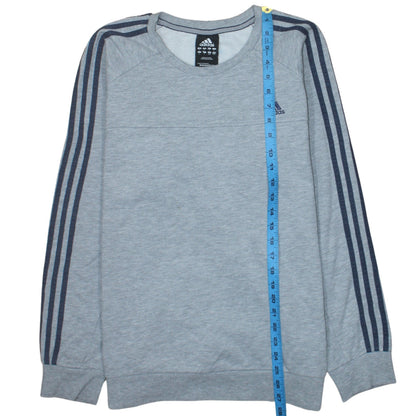 Mens UK Size L adidas Grey Pullover Sweatshirt