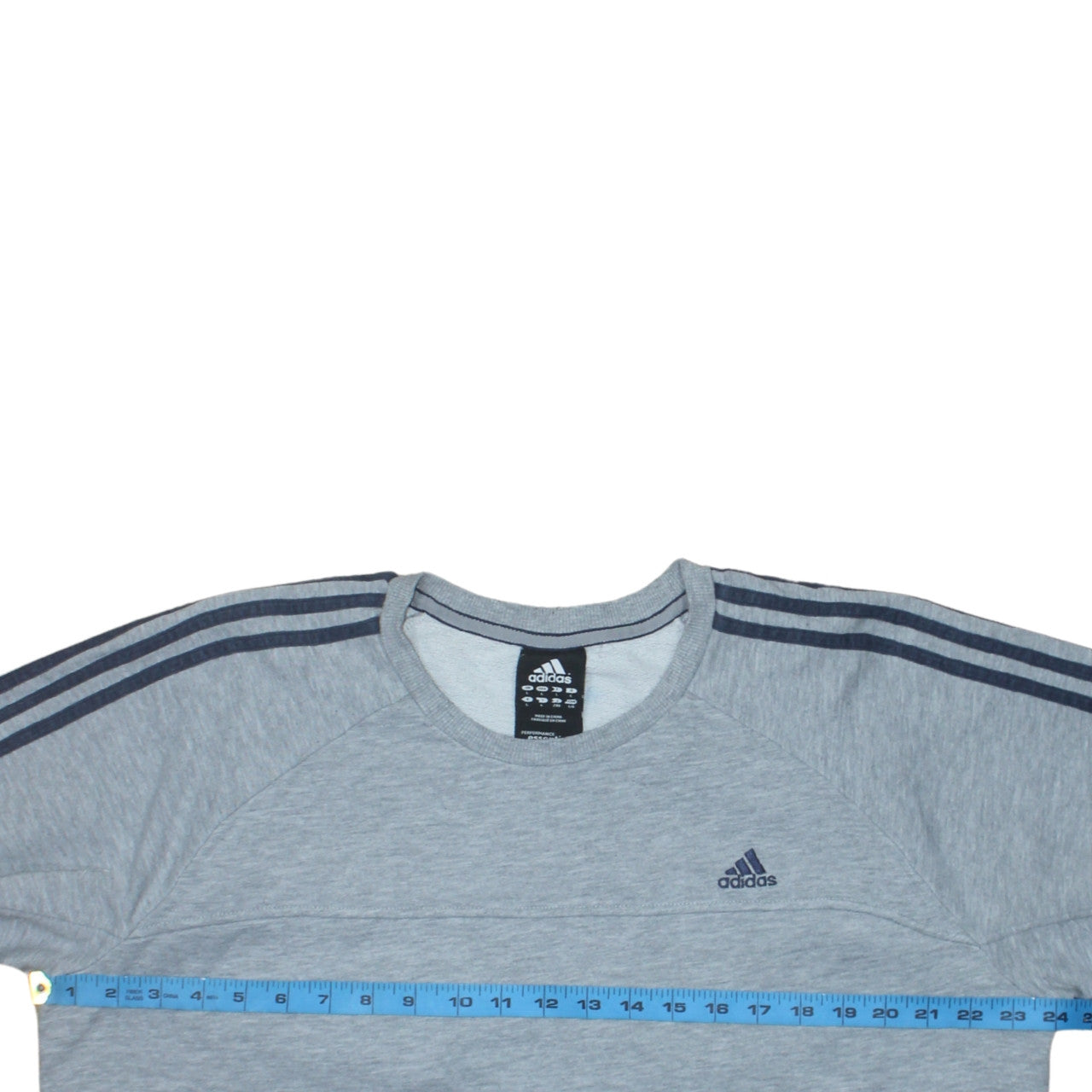 Mens UK Size L adidas Grey Pullover Sweatshirt