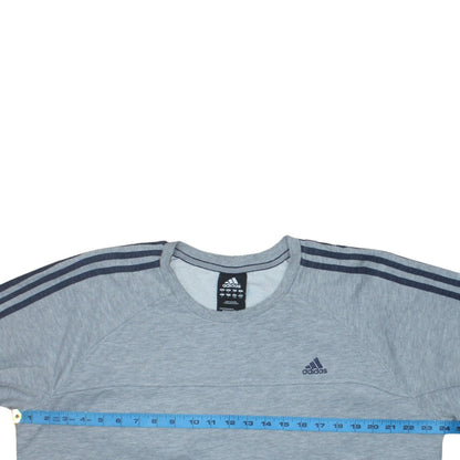 Mens UK Size L adidas Grey Pullover Sweatshirt