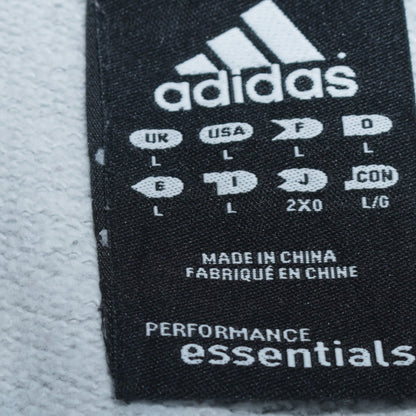 Mens UK Size L adidas Grey Pullover Sweatshirt
