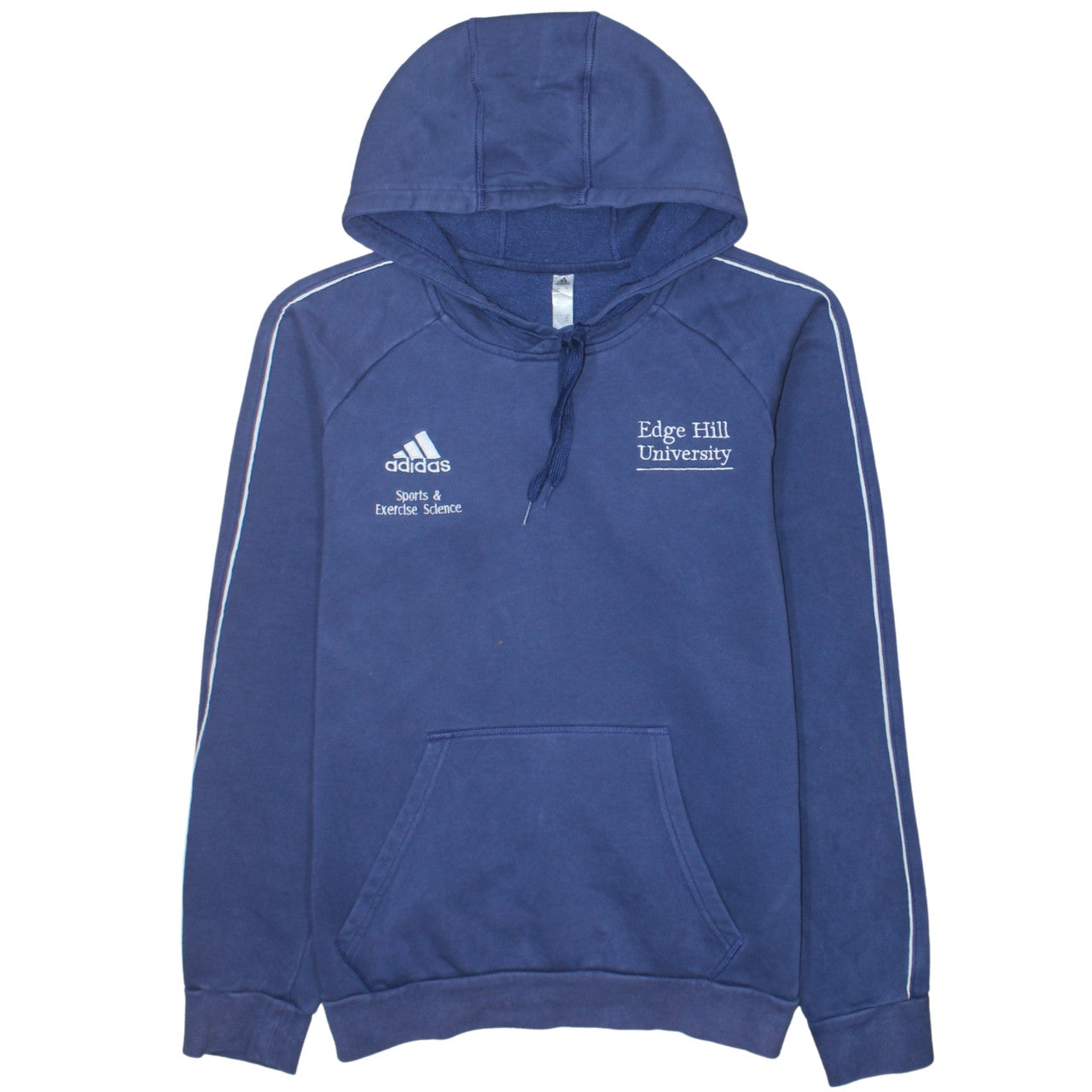 Mens UK Size S adidas Blue Pullover Hoodie