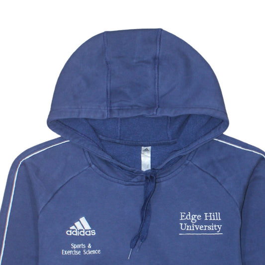Mens UK Size S adidas Blue Pullover Hoodie