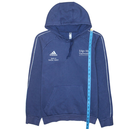 Mens UK Size S adidas Blue Pullover Hoodie