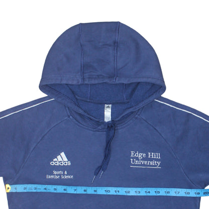 Mens UK Size S adidas Blue Pullover Hoodie