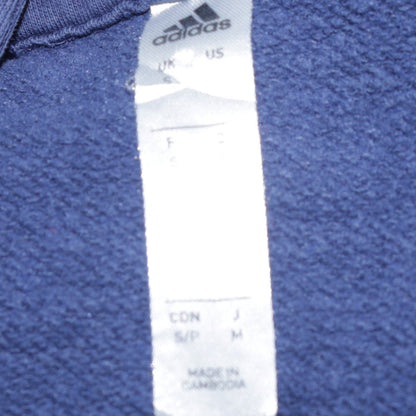 Mens UK Size S adidas Blue Pullover Hoodie