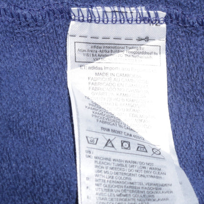 Mens UK Size S adidas Blue Pullover Hoodie